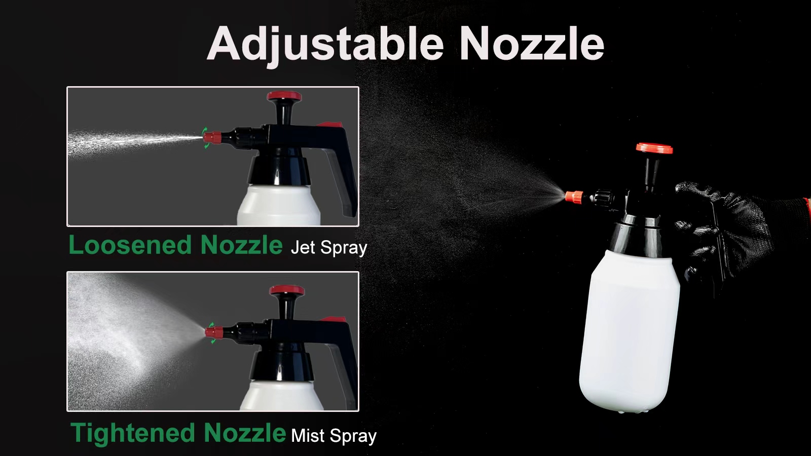 1L Professional Brake Cleaner Sprayer With Adjustable Nozzle Solvent Pressure Sprayer For Car Care Industrial Maintenance