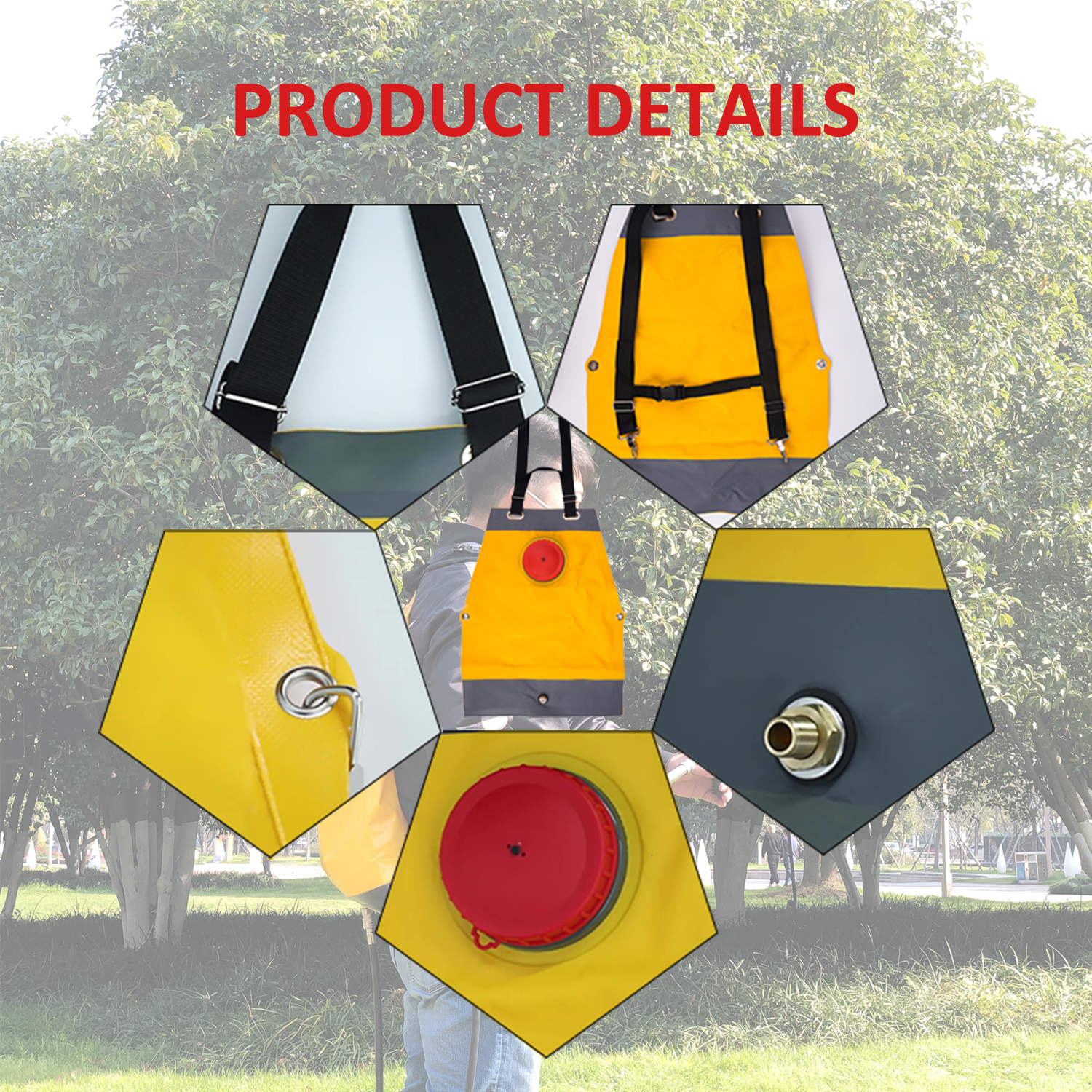 20L Fire Fighting Backpack Bag For Forest Wildland