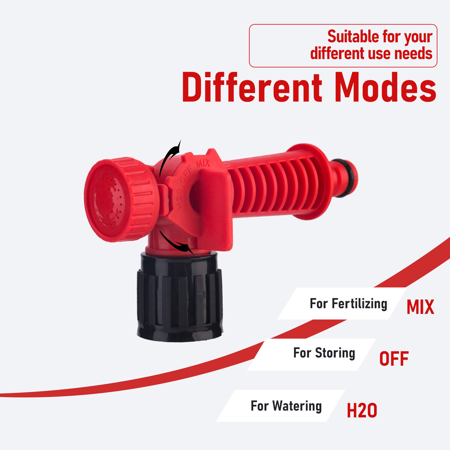 Garden Hose End Sprayer With Shower Spray For Liquid Fertilizer Watering Pest Control