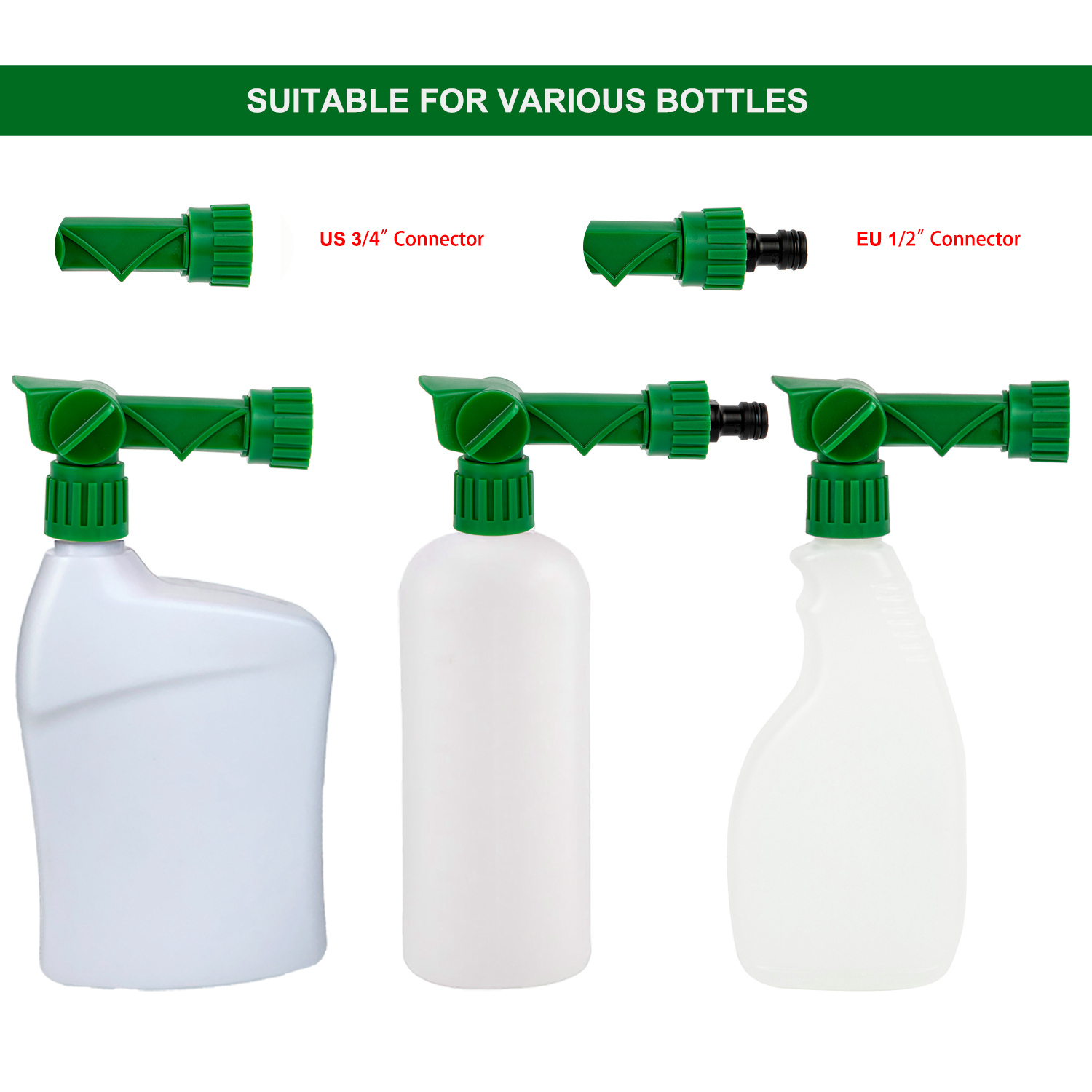 Professional Garden Hose End Sprayer With Adjustable Nozzle For Fertilizering & Cleaning