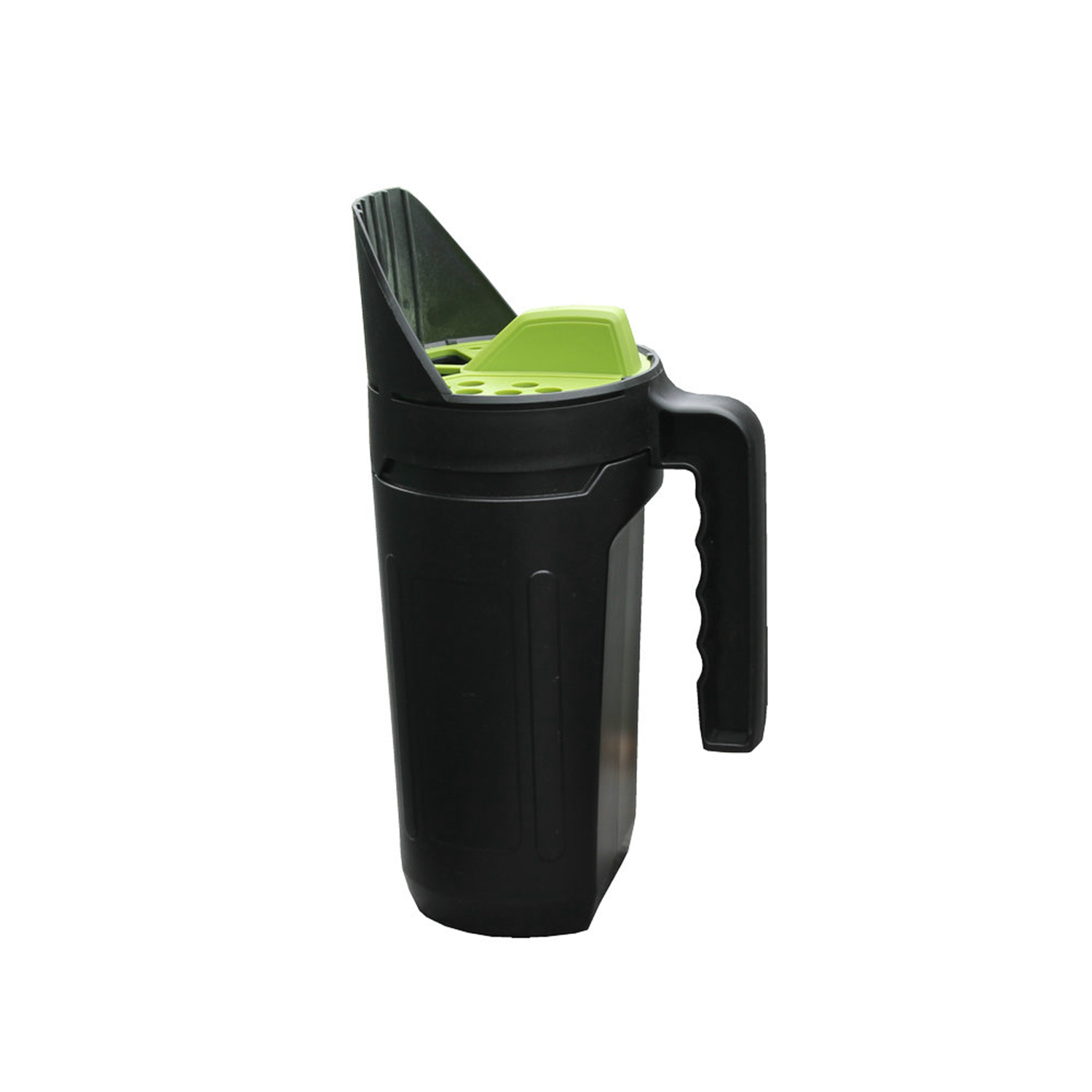 2.5L Handheld Spreader Bottle With Adjustable Hole Openings for Lawn Seeds Ice Melt Salt Weed and Feed Spreader