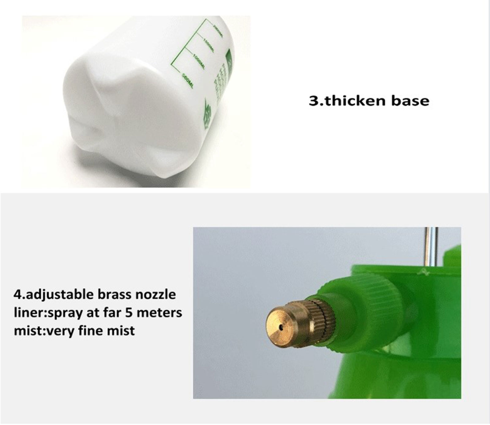 1/2 Gallon Garden Pressure Pump Sprayer With Safety Value & Adjustable Nozzle for Watering Home Cleaning and Car Washing