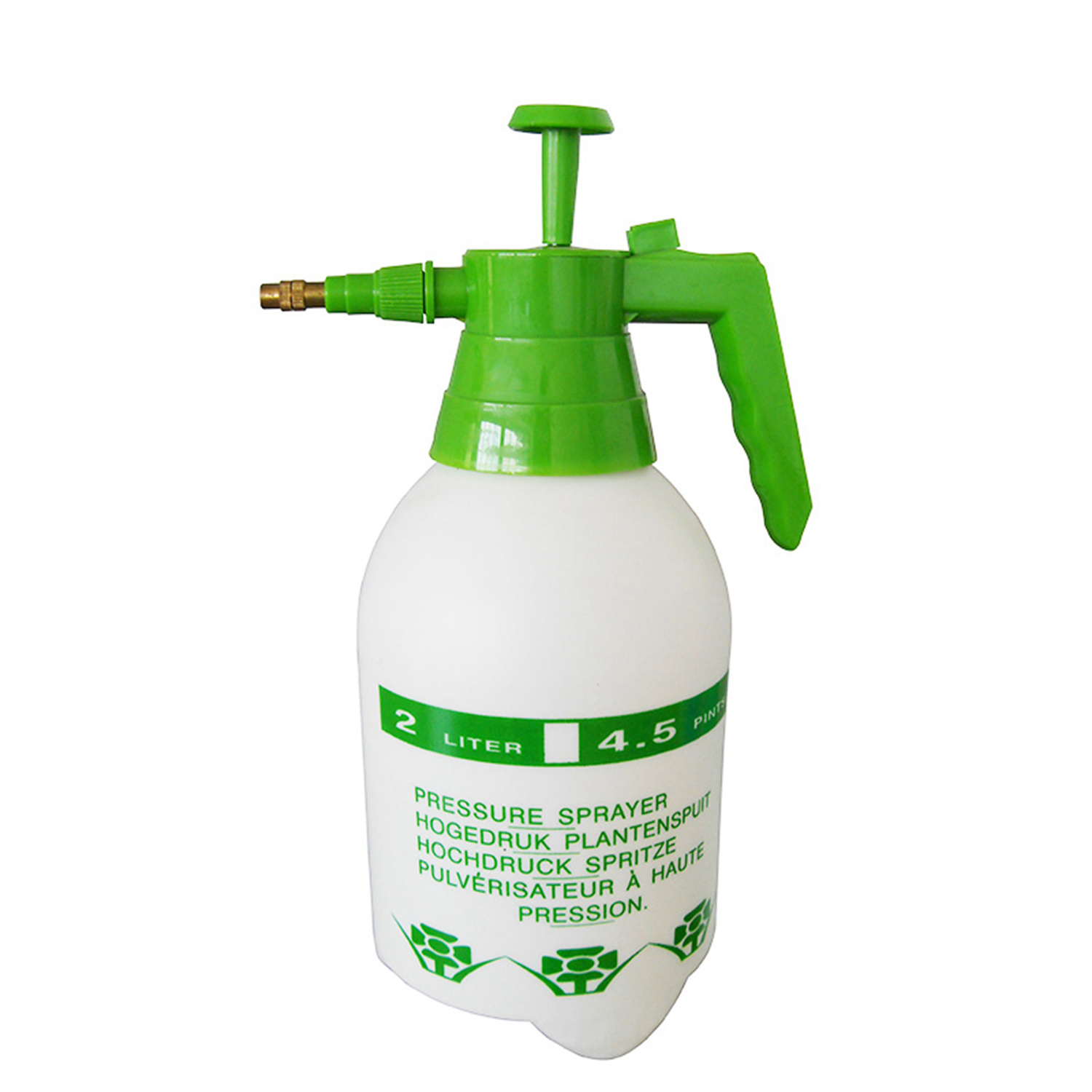 1/2 Gallon Garden Pressure Pump Sprayer With Safety Value & Adjustable Nozzle for Watering Home Cleaning and Car Washing
