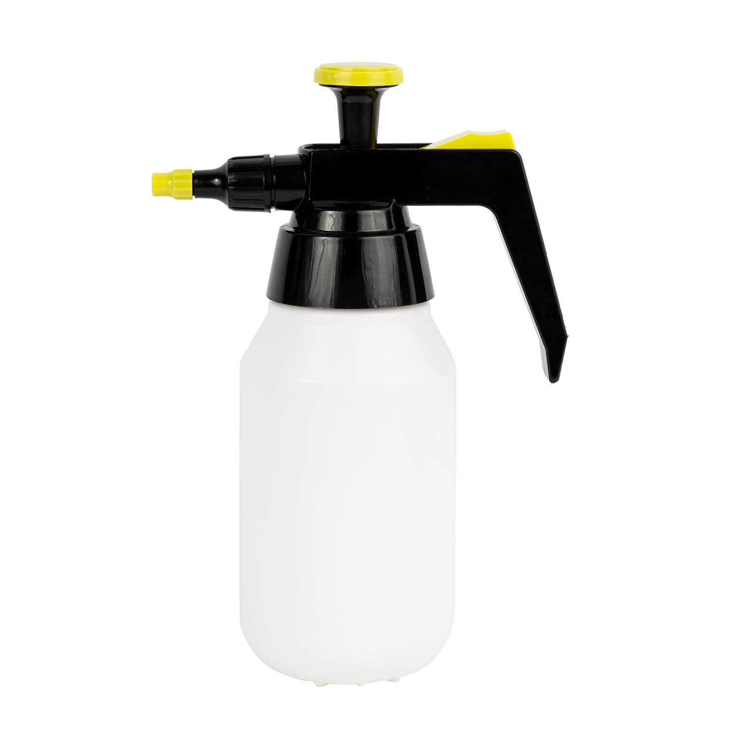 1L Industrial Solvent Pressure Sprayer With Adjustable Nozzle For Car Care Industrial Maintenance (Yellow)