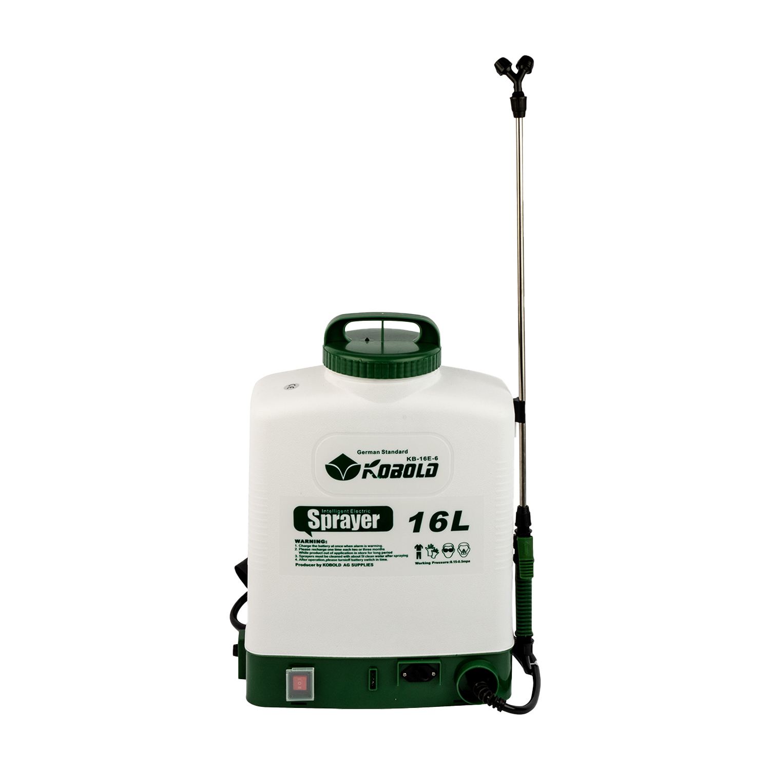 Kobold 16L Electric Backpack Sprayer Rechargeable Battery Powered Sprayer For Agriculture Lawn Garden Disinfection