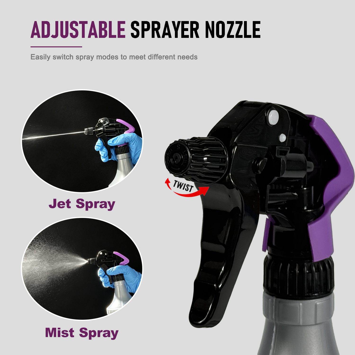 Professional Trigger Sprayer Heavy-Duty Automotive Detailing Spray Bottle (1000ml)