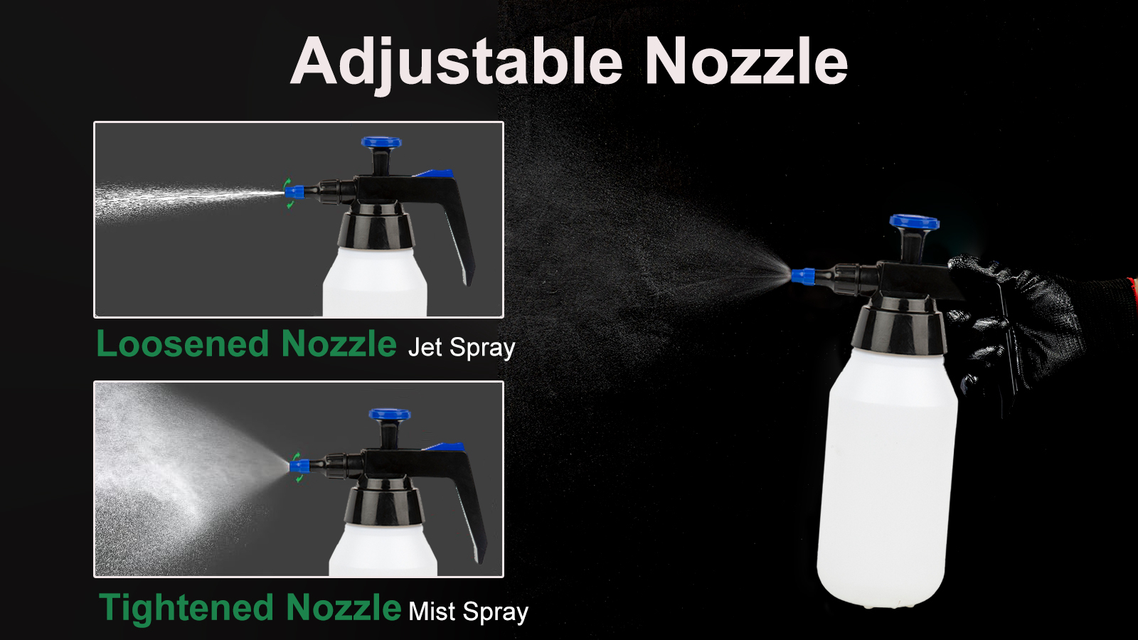 1.5L Solvent Sprayer with Plastic Nozzle For Car Care Industrial Maintenance