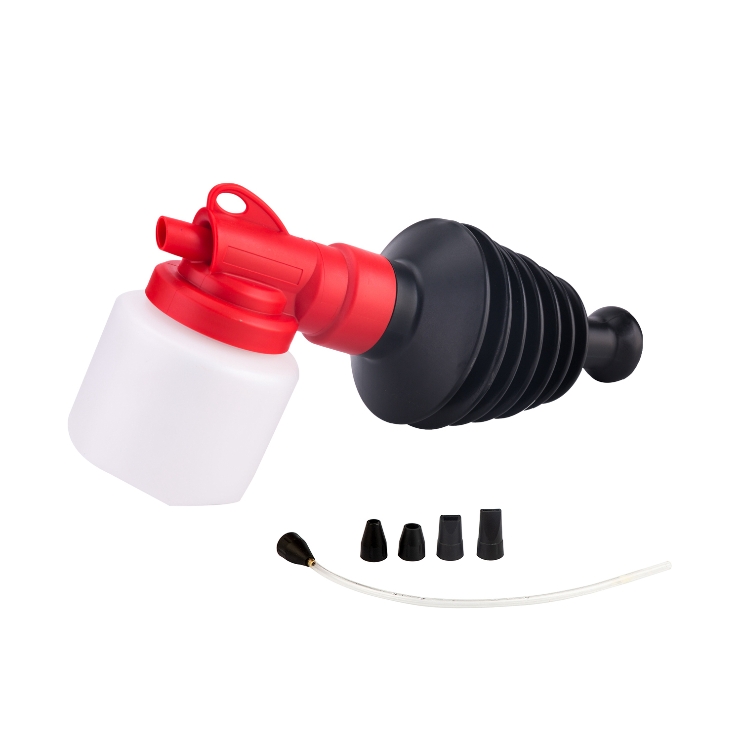 Hand Pump Powder Duster With 5 Nozzles For Indoor Outdoor Pest Control