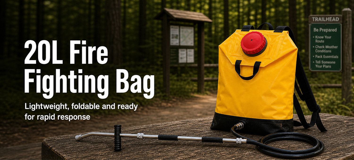 20L Fire Fighting Bag with Padded Straps for Wildfire & Forest Fire Suppression