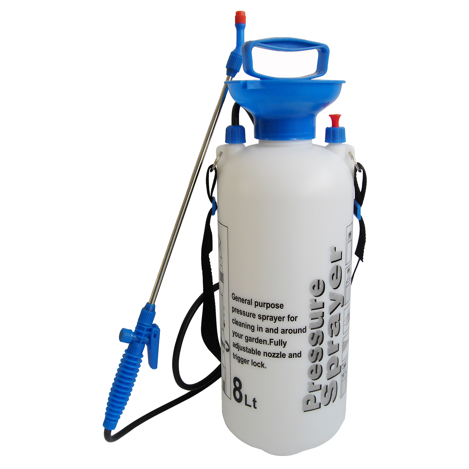 8L Pressure Sprayer With Hopper For Home Garden Lawn