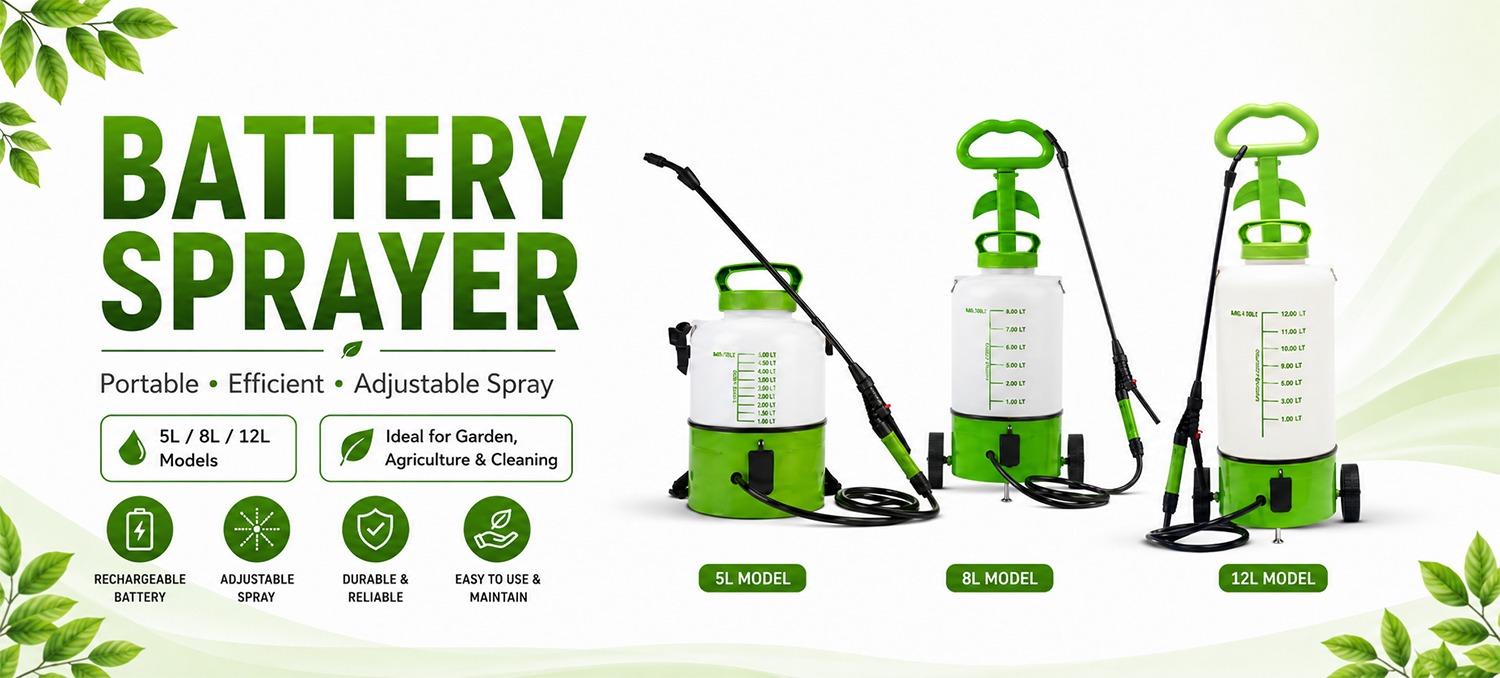 8L Trolley Battery Sprayer For Agriculture Lawn Garden