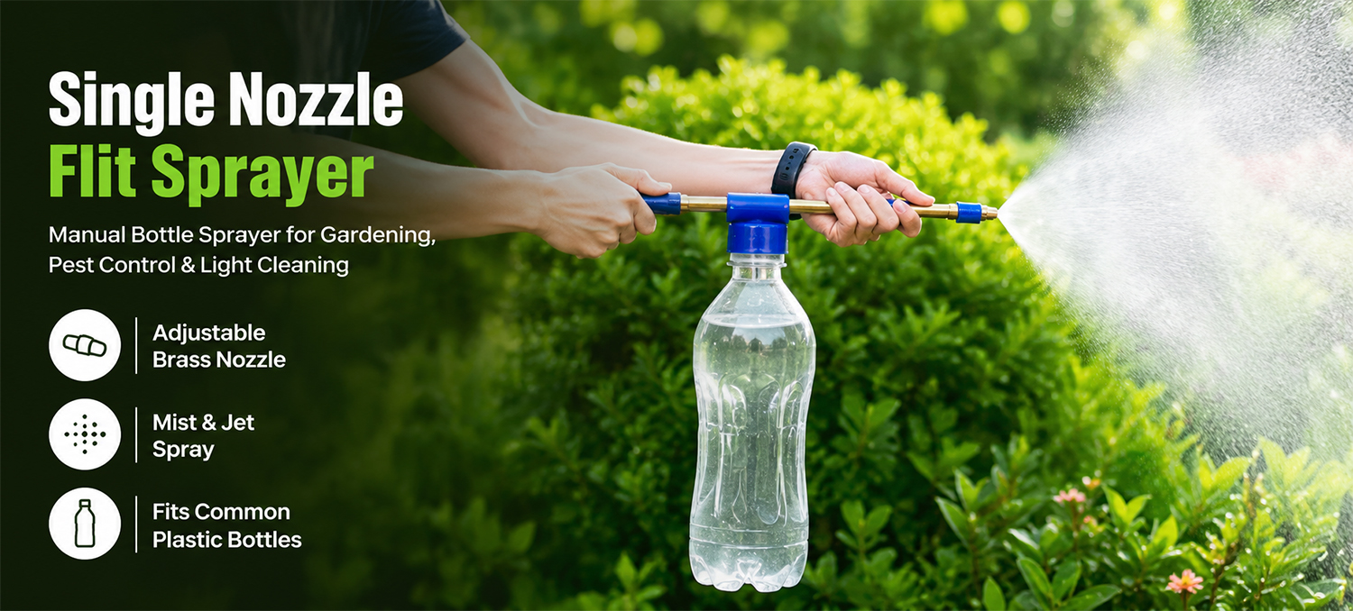 Single Nozzle Flit Sprayer for Gardening Pest Control and Light Cleaning