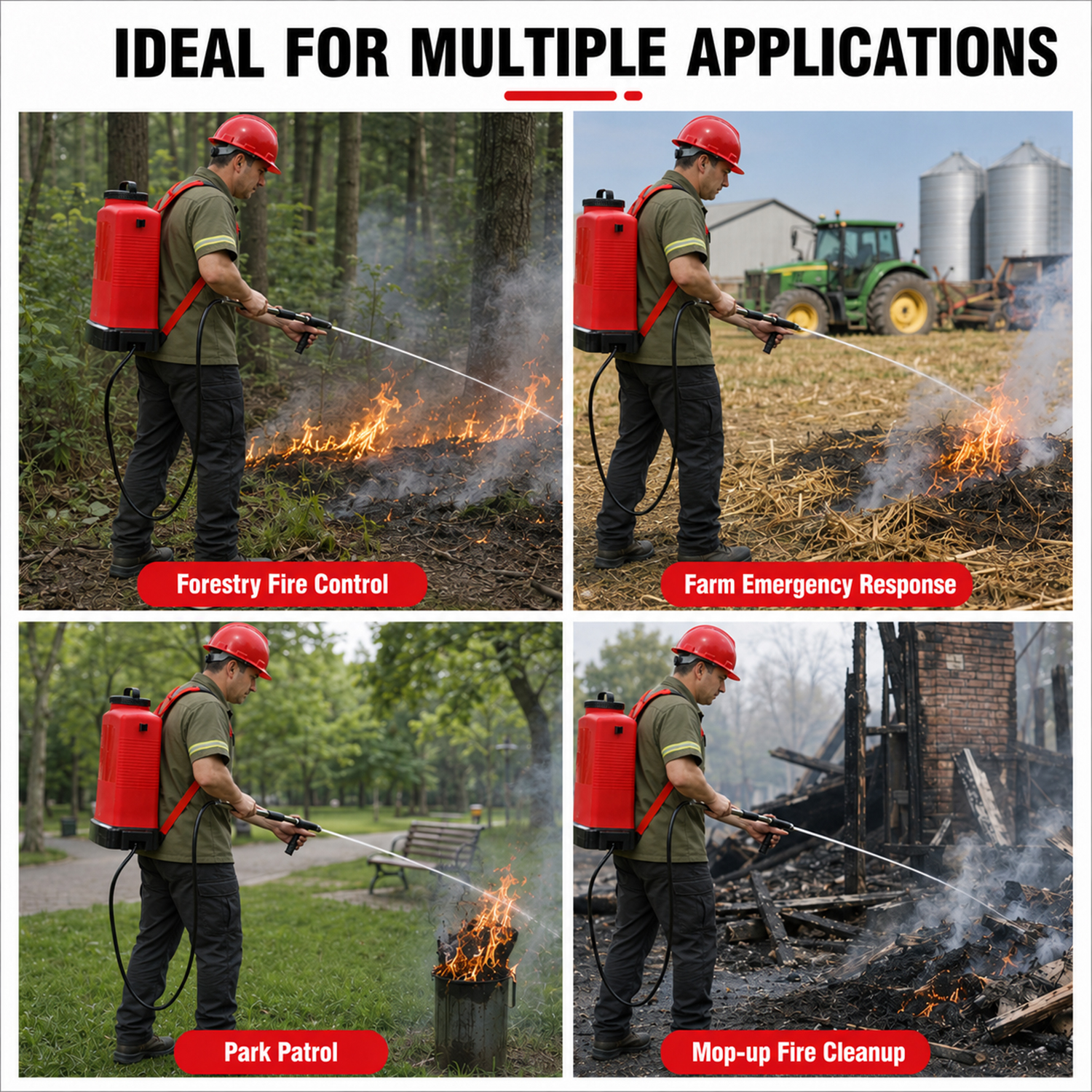16L Fire&nbsp;Fighting Sprayer Wildland Fire Pump Extinguishing Equipment For Emergency Rescue & Forest Fire Rescue