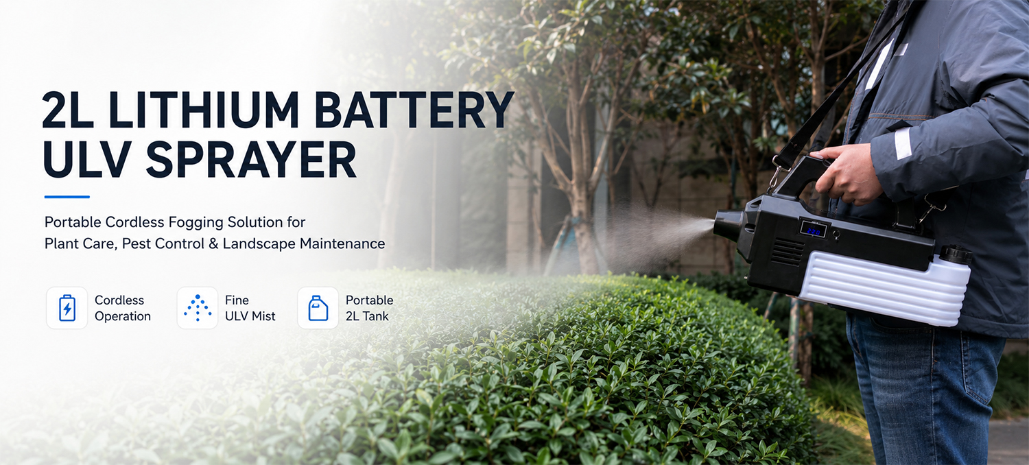 2L Lithium Battery ULV Sprayer for Pest Control Sanitation & Disinfection