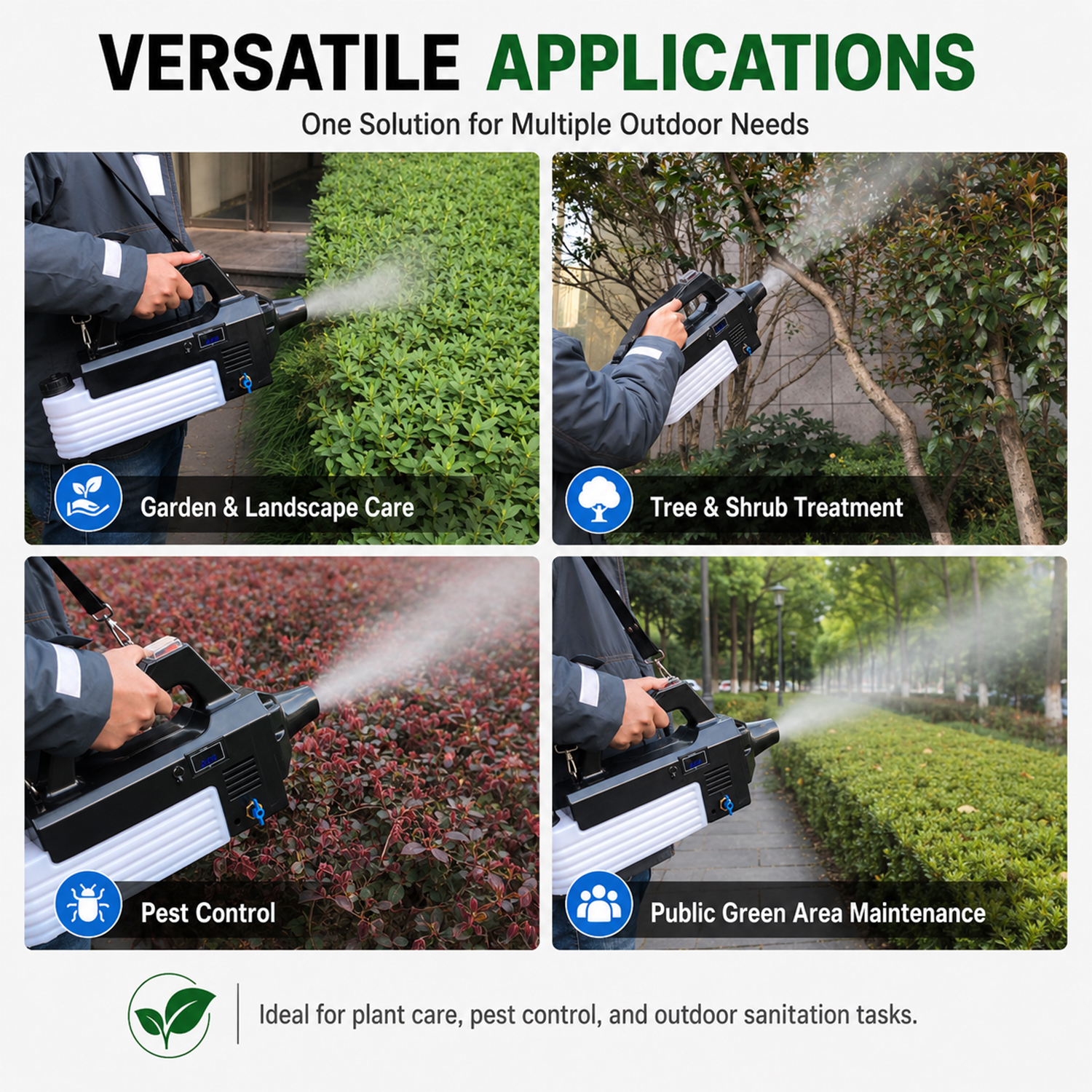 2L Lithium Battery ULV Sprayer for Pest Control Sanitation & Disinfection